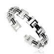 316L Stainless Steel Bracelet with 4 Small Chain Design And Plated Links