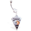 Belly Ring with official licensed NFL charm, Cincinnati Bengals