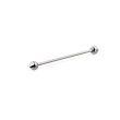 Long barbell (industrial barbell) with ball-cones , 16 ga