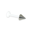 16 gauge PTFE labret with cone, flexible!