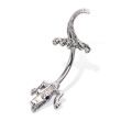 Crocodile belly button ring
