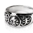 316L Surgical Stainless Steel Ring with Skull Design