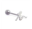 Straight Barbell with Trucker Girl Top, 14 Ga