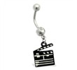 Belly Ring with dangling director's cut board