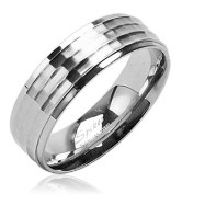 316L Surgical Stainless Steel Rings/Faceted